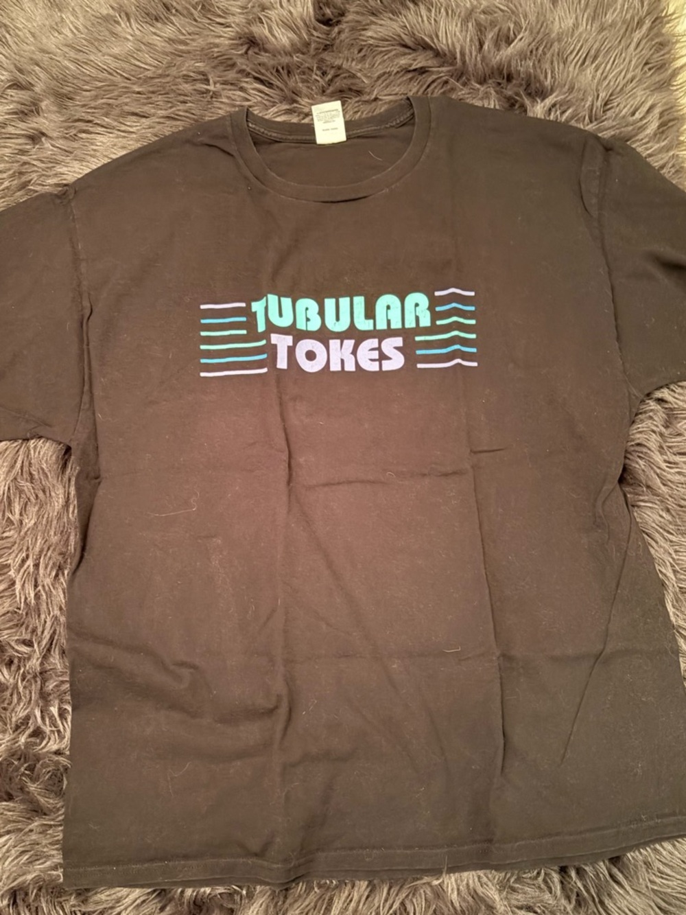 ‘Tubular Tokes’ Black Tee